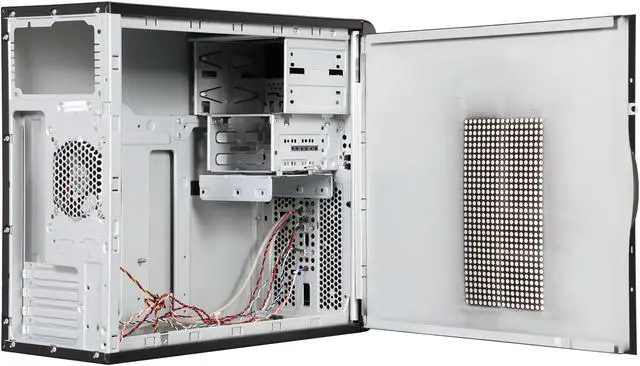 Alt view image 5 of 9 - HEC 6K28BB8F Black 0.8mm SECC Steel Micro ATX Mini Tower Computer Case
