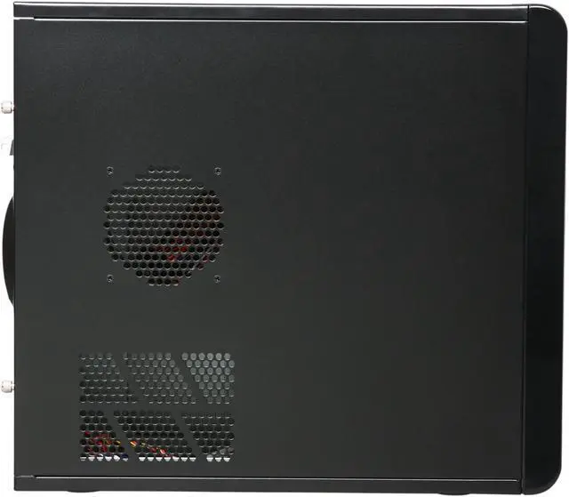 Alt view image 4 of 9 - HEC 6K28BBX585 Black 0.8mm SECC Steel Micro ATX Mini Tower Computer Case 585W Power Supply