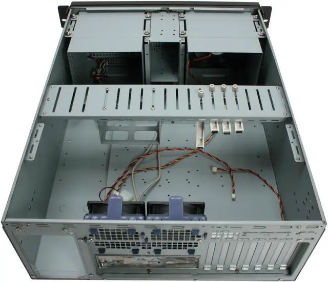 Alt view image 8 of 12 - hec RA455A00 4U Rackmount / Tower Server Case 6 External 5.25" Drive Bays