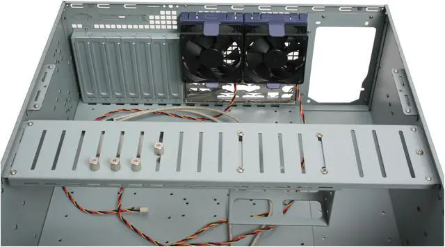 Alt view image 10 of 12 - hec RA455A00 4U Rackmount / Tower Server Case 6 External 5.25" Drive Bays