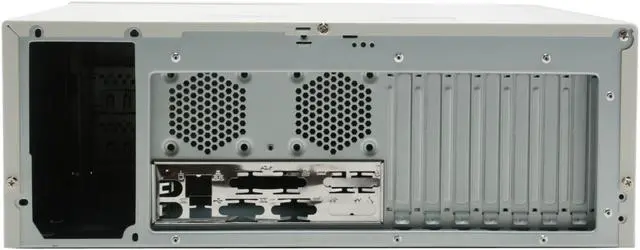 Alt view image 4 of 10 - HEC 7106WW Beige White Steel ATX Desktop Computer Case
