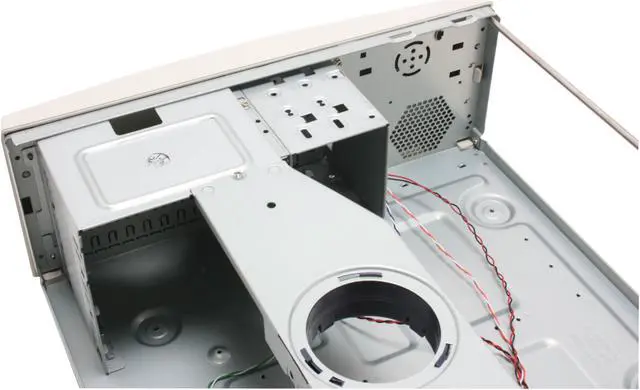Alt view image 8 of 10 - HEC 7106WW Beige White Steel ATX Desktop Computer Case