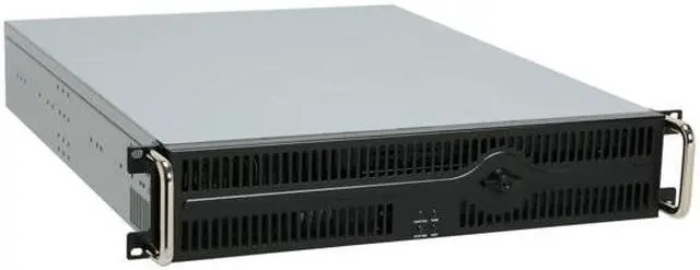 Main image of hec RA251C00F w HEC500TDBTF 1.2 mm Thickness 2U Rackmount Server Case 500W 2 External 5.25" Drive Bays