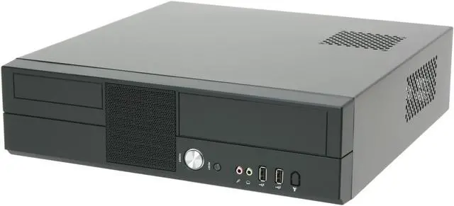 Alt view image 2 of 14 - hec Black 0.7mm Thickness SECC 7K09 Micro ATX Media Center / HTPC Case with 270W FLEX Power Supply
