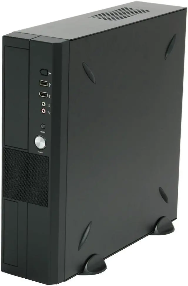 Alt view image 11 of 14 - hec Black 0.7mm Thickness SECC 7K09 Micro ATX Media Center / HTPC Case with 270W FLEX Power Supply