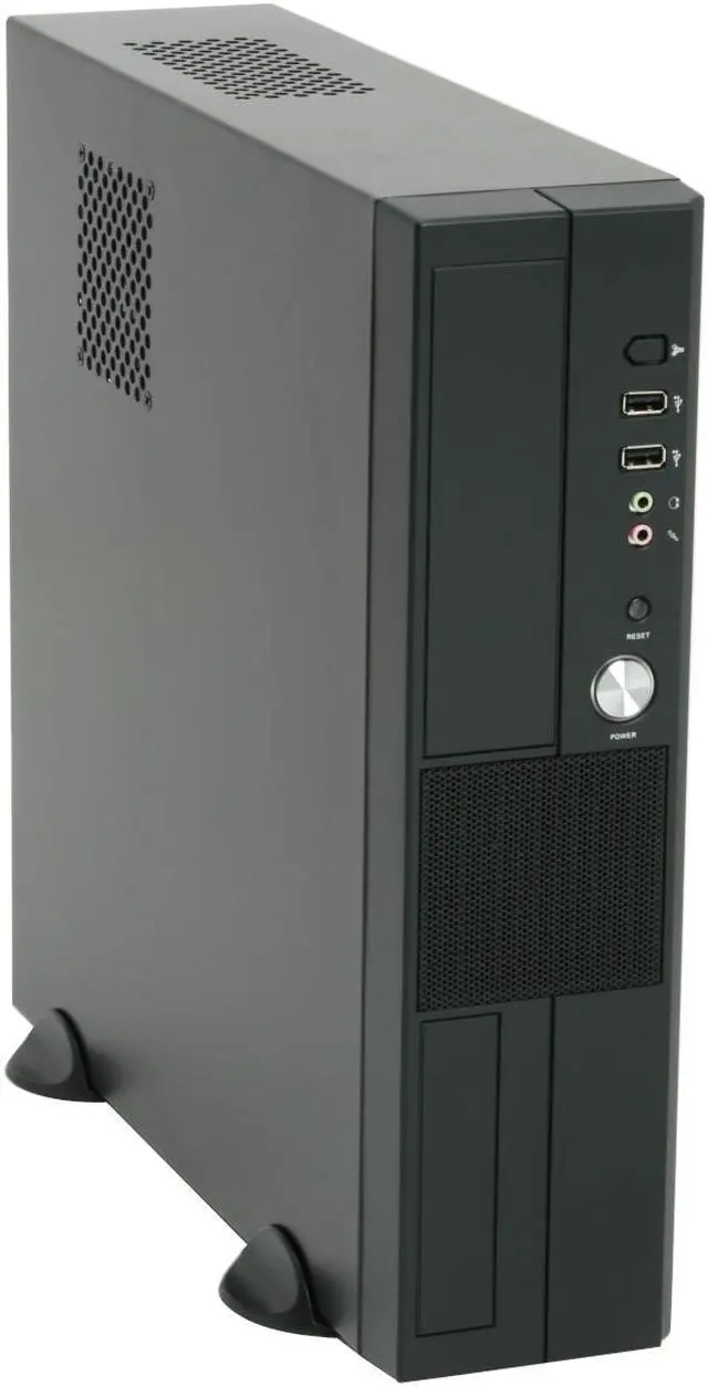 Alt view image 12 of 14 - hec Black 0.7mm Thickness SECC 7K09 Micro ATX Media Center / HTPC Case with 270W FLEX Power Supply
