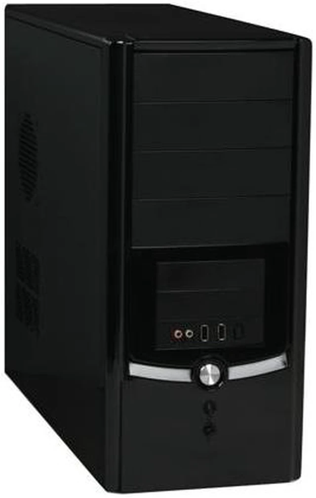 Main image of HEC 6C11BB Black 0.8mm SECC Steel ATX Mid Tower Computer Case