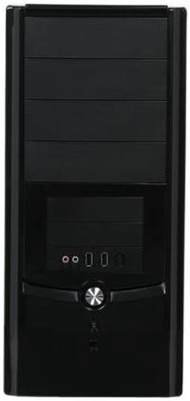 Alt view image 2 of 11 - HEC 6C11BB Black 0.8mm SECC Steel ATX Mid Tower Computer Case