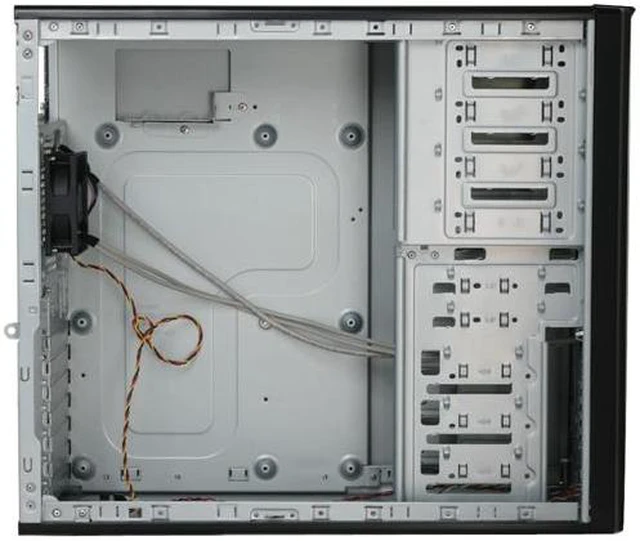 Alt view image 7 of 11 - HEC 6C11BB Black 0.8mm SECC Steel ATX Mid Tower Computer Case