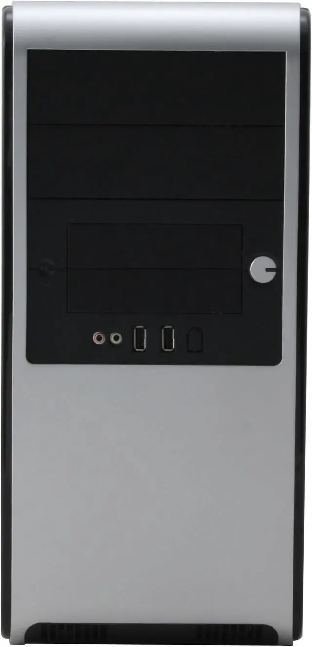 Alt view image 2 of 11 - HEC 6K60BS Black / Silver 0.8mm SECC Steel Micro ATX Mini Tower Computer Case