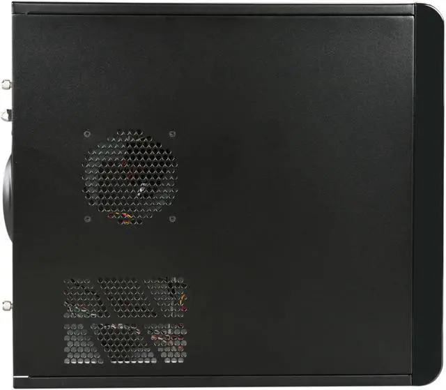 Alt view image 4 of 9 - HEC 6K28BSOH48D Black / Silver 0.8mm SECC Steel Micro ATX Mini Tower Computer Case 485W Power Supply