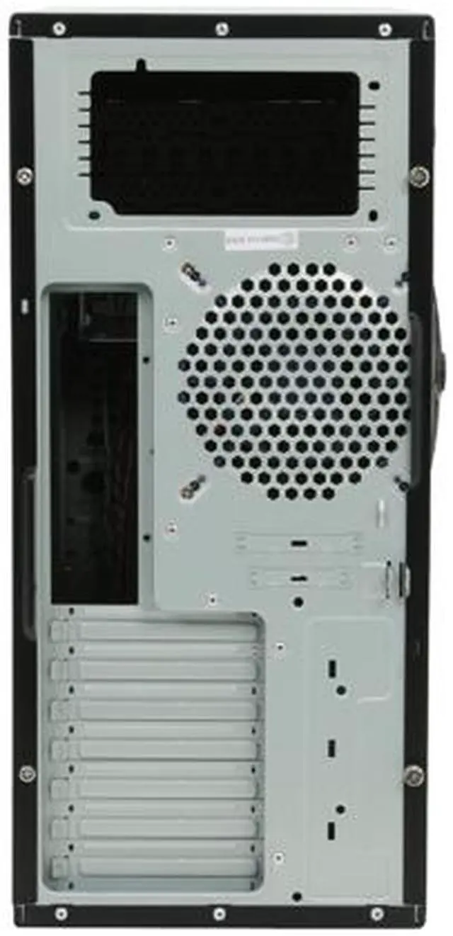Alt view image 10 of 11 - HEC 6AR6BB2F Black Steel ATX Mid Tower Computer Case
