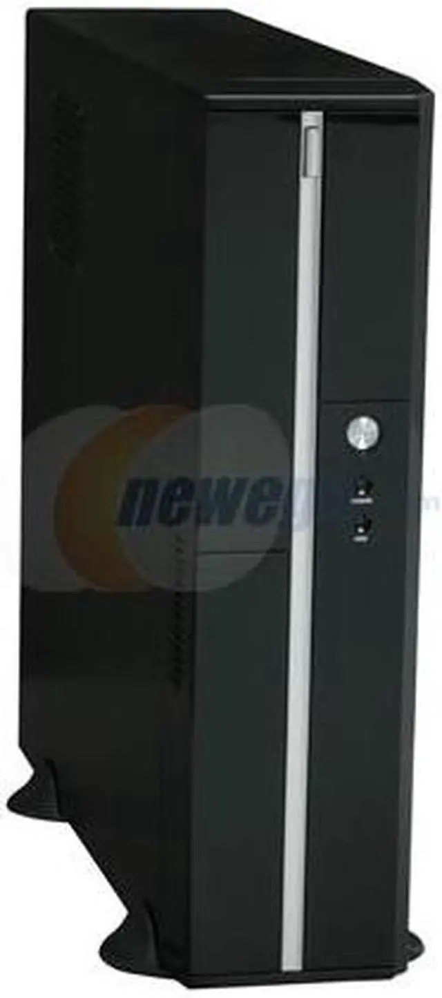 Main image of hec Black 0.7mm Thickness SECC Steel 7KJ9 Micro ATX Media Center / HTPC Case w/270W Power Supply