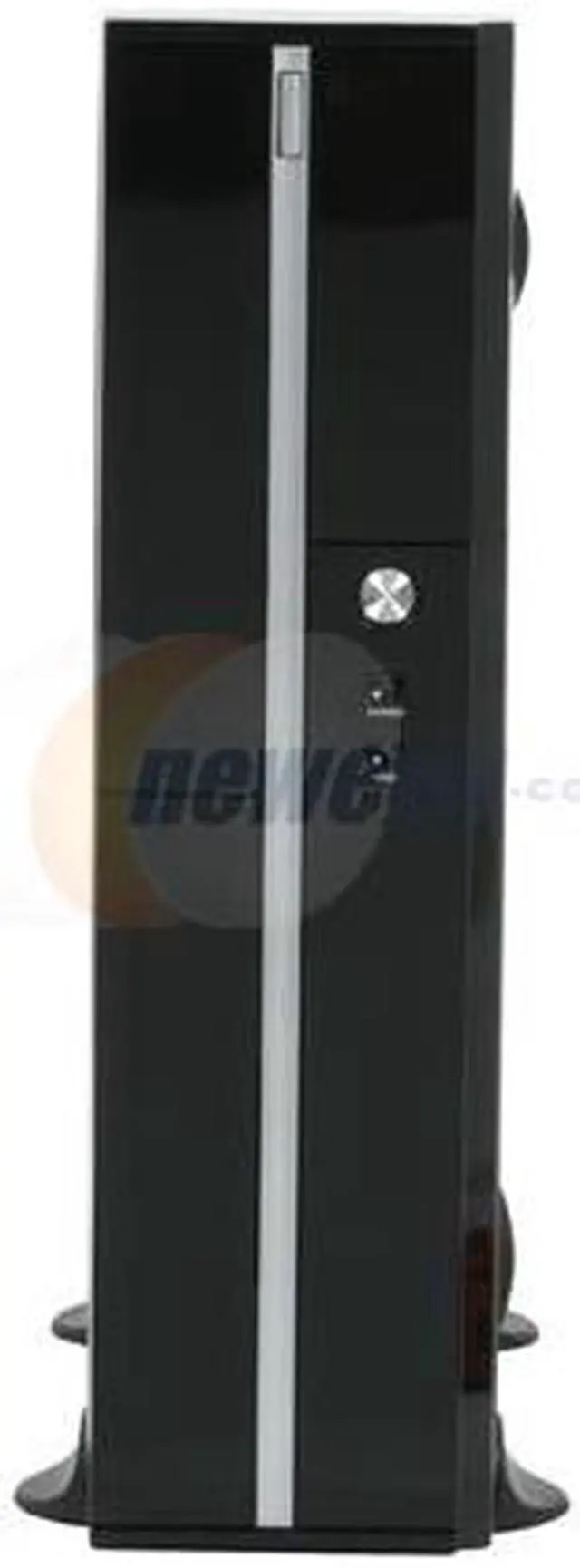 Alt view image 2 of 12 - hec Black 0.7mm Thickness SECC Steel 7KJ9 Micro ATX Media Center / HTPC Case w/270W Power Supply