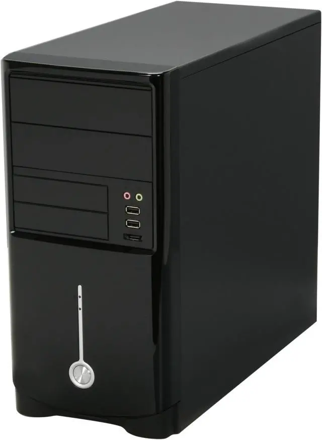 Alt view image 3 of 11 - HEC 6T Series 6T10BB Black 0.7mm SECC Steel Micro ATX Mini Tower Computer Case