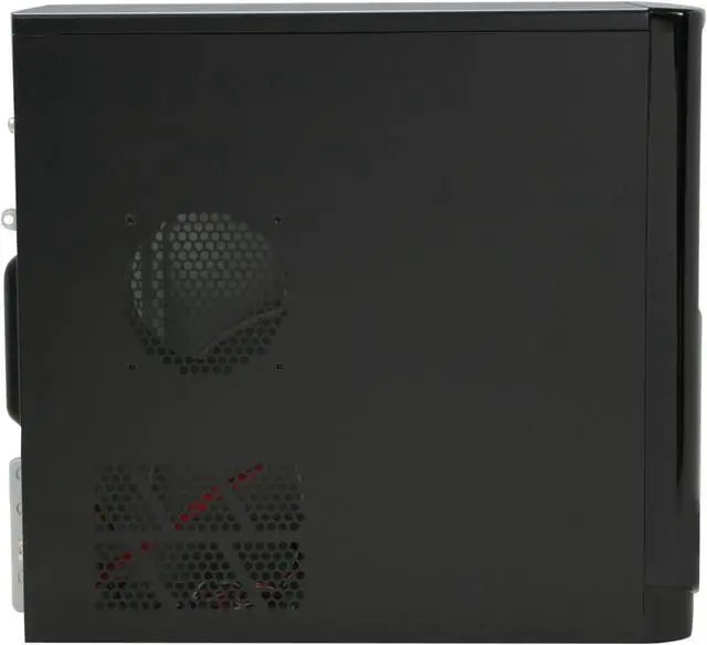 Alt view image 4 of 11 - HEC 6T Series 6T10BB Black 0.7mm SECC Steel Micro ATX Mini Tower Computer Case
