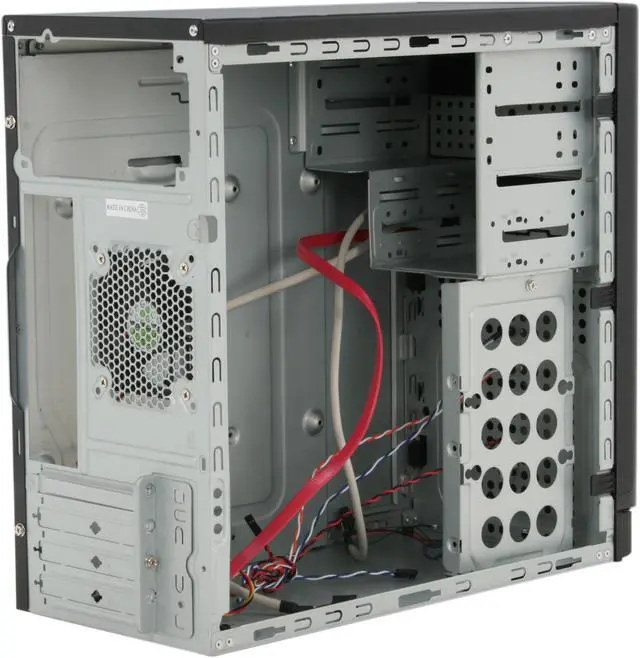Alt view image 6 of 11 - HEC 6T Series 6T10BB Black 0.7mm SECC Steel Micro ATX Mini Tower Computer Case