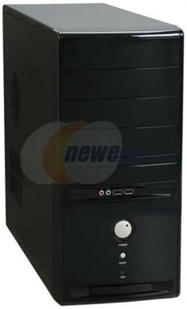 HEC 6C28BB8S Black ATX Mid Tower Computer Case with Ultra Silent ...