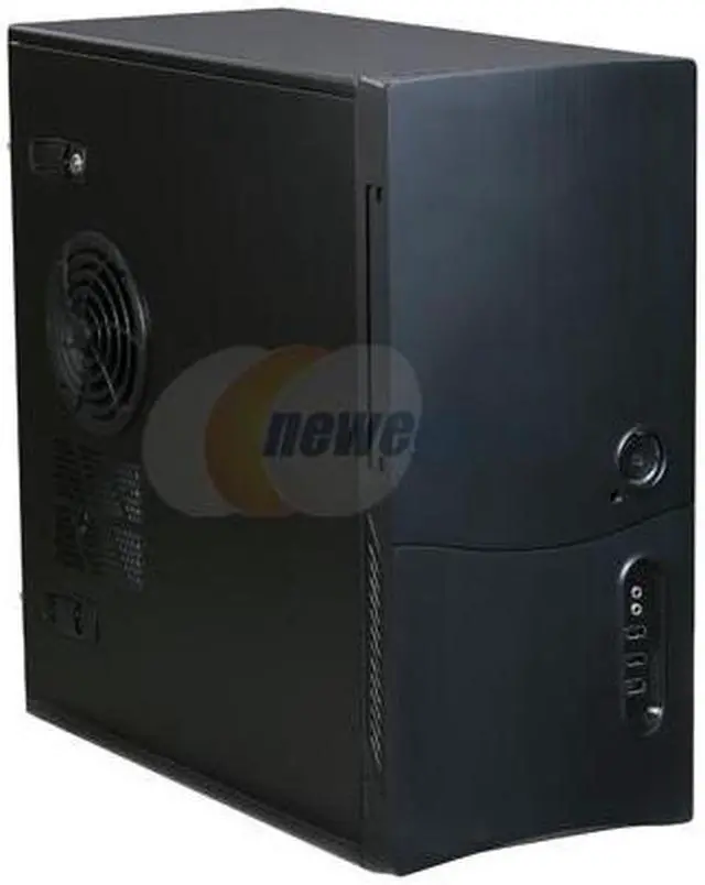 Main image of HEC 6A34BB Black 0.8mm SECC Steel ATX Mid Tower Computer Case