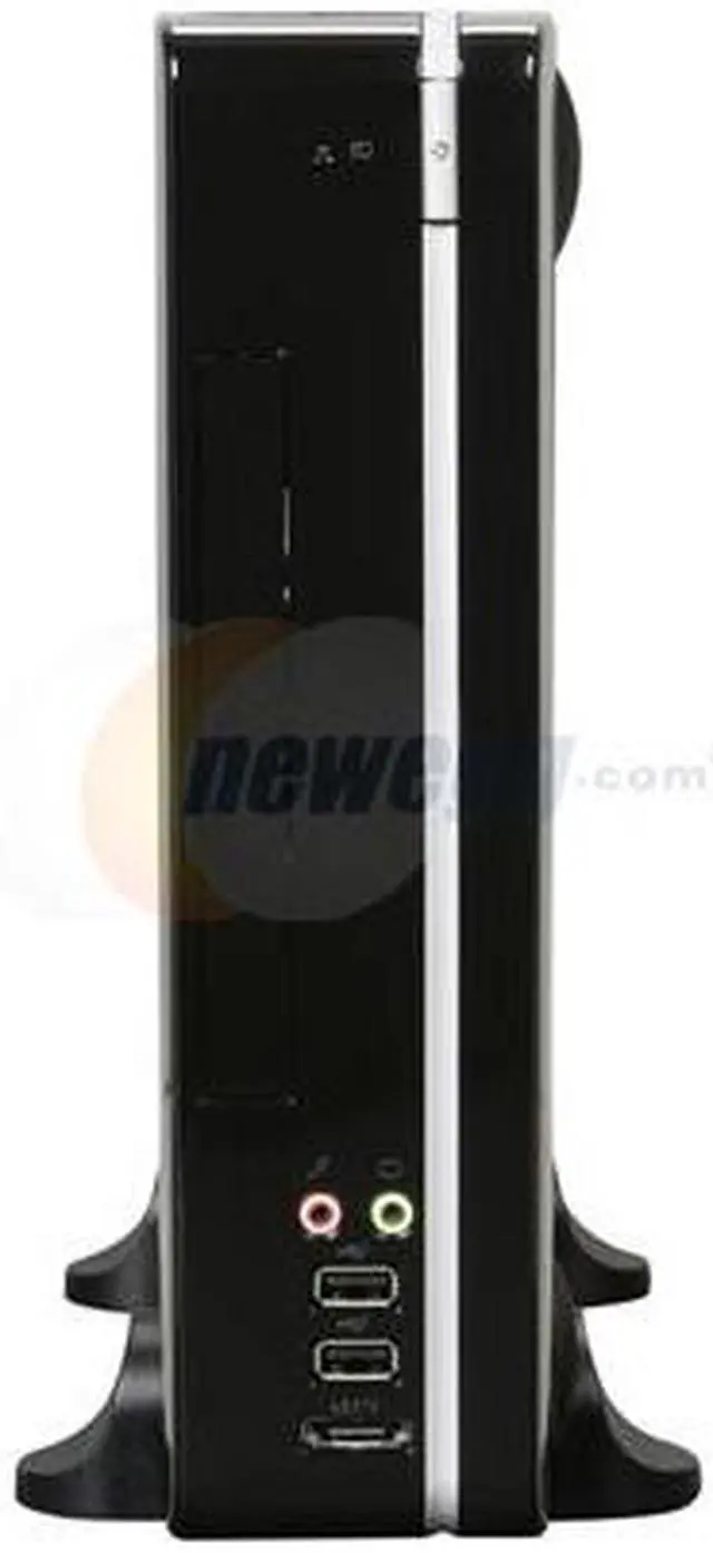 Alt view image 2 of 10 - HEC 8K 8K01BBA20 Black 0.7mm Thickness SECC (Japanese Steel Metal) Mini-ITX Desktop Computer Case 200W Power Supply