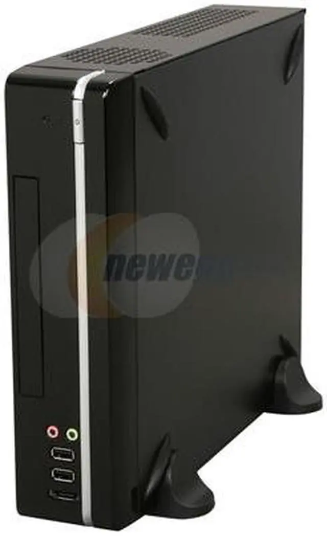Alt view image 3 of 10 - HEC 8K 8K01BBA20 Black 0.7mm Thickness SECC (Japanese Steel Metal) Mini-ITX Desktop Computer Case 200W Power Supply