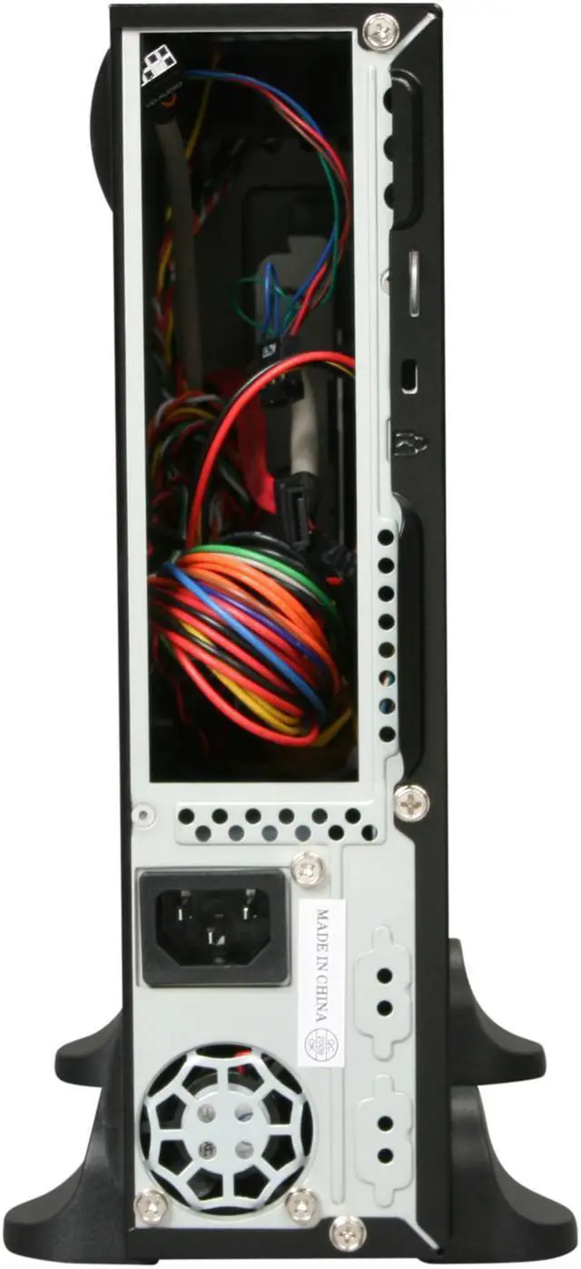 Alt view image 5 of 10 - HEC 8K 8K01BBA20 Black 0.7mm Thickness SECC (Japanese Steel Metal) Mini-ITX Desktop Computer Case 200W Power Supply