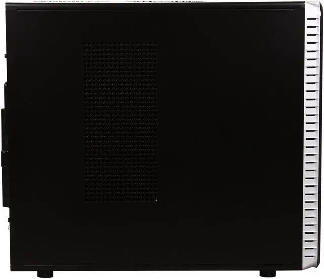 Alt view image 4 of 9 - HEC 63RABB Black Steel ATX Mid Tower Computer Case - OEM