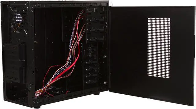 Alt view image 5 of 9 - HEC 63RABB Black Steel ATX Mid Tower Computer Case - OEM