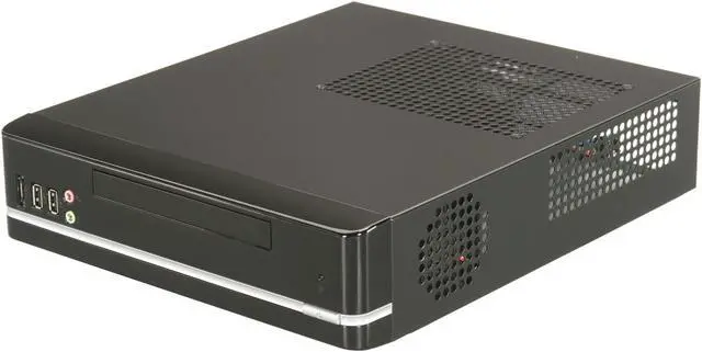 Main image of hec Black 0.7mm Thickness SECC (Japanese Steel Metal) ITX ITX200A Mini ITX Media Center / HTPC Case
