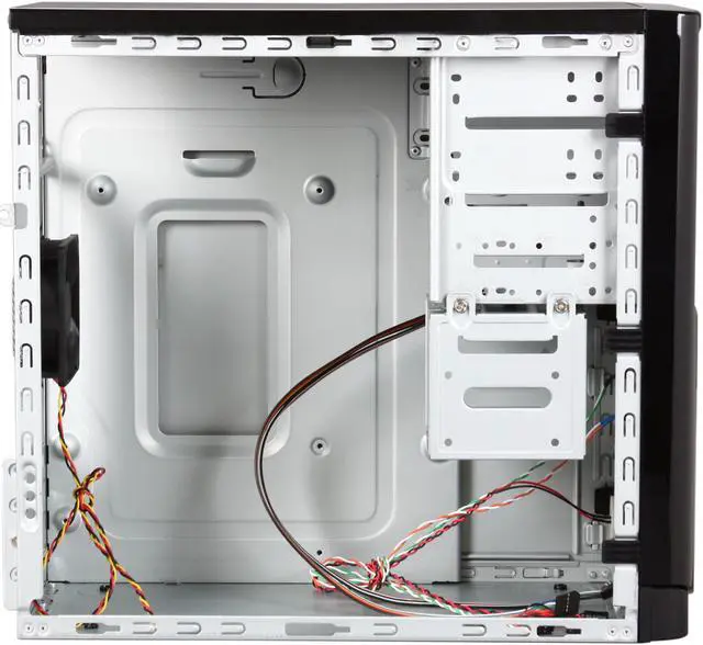 Alt view image 6 of 9 - HEC 6T Series 6T10LITE Black SECC Steel Micro ATX Mini Tower Computer Case with E-SATA included