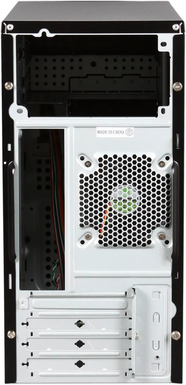 Alt view image 8 of 9 - HEC 6T Series 6T10LITE Black SECC Steel Micro ATX Mini Tower Computer Case with E-SATA included