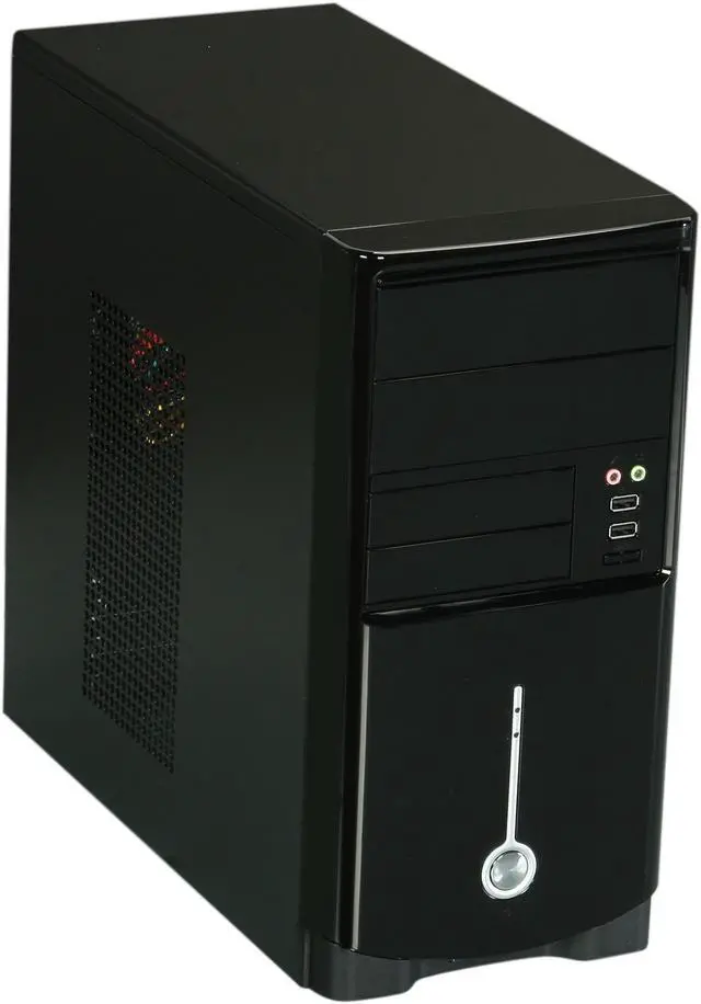Main image of HEC 6T Series 6T10LOH585 Black SECC Steel MicroATX Mini Tower Computer Case with HP585 Power Supply