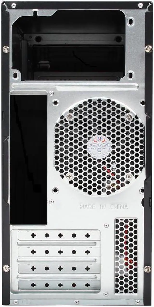 Alt view image 7 of 10 - HEC Vigilance-CIA Black 0.5 mm Thickness SGCC Micro ATX Mini Tower Computer Case with 8cm Fan, 1x USB3.0 and HD Audio