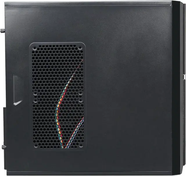Alt view image 4 of 9 - Compucase EnterpriseH585 Black 0.5mm Thickness SECC Micro ATX/ ATX HEC Enterprise ATX tower case with front USB/Audio, rear 8cm Fan and Internal Black Coatin HP585DB Power Supply Power Supply