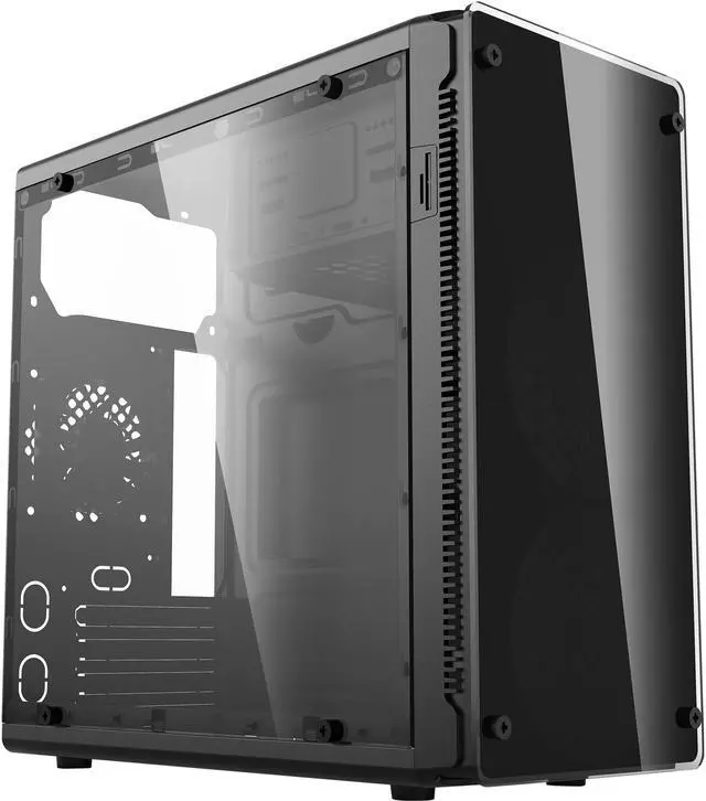 Open Box: HEC HX210 Black Computer Case with 80mm Rear Fan - Newegg.com