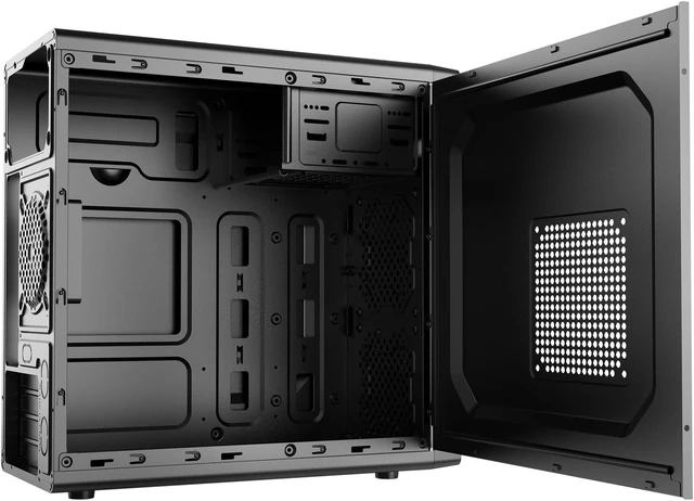 Open Box: HEC HX200 Black Computer Case with 80mm Rear Fan - Newegg.com