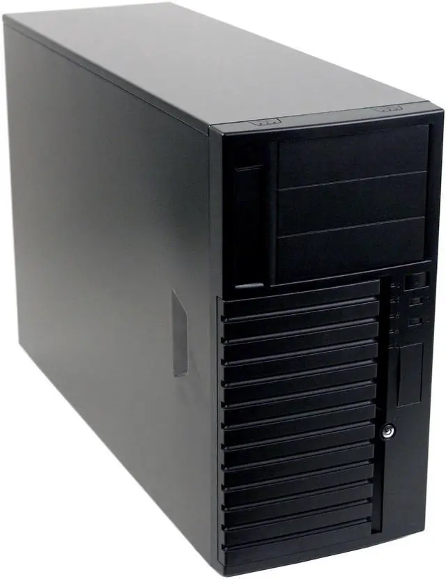 Main image of CHENBRO SR10769-BK Black 1.0 mm SECC Server Case 3 External 5.25" Drive Bays