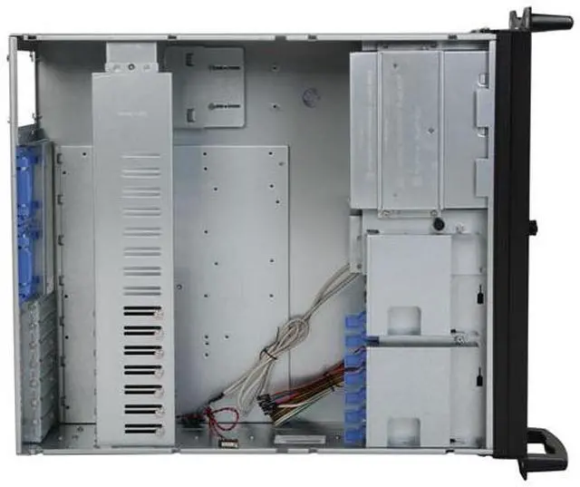 Alt view image 8 of 9 - CHENBRO RM42200-1 1.2mm SGCC 4U Rackmount Feature-Advanced Industrial Server Chassis 3 External 5.25" Drive Bays