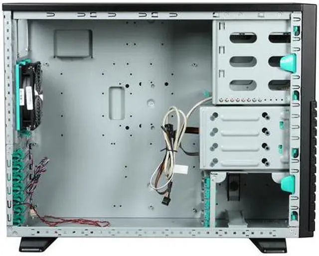 Alt view image 6 of 9 - CHENBRO SR10569-CO 0.8mm SECC Pedestal Main Streaming Server/Workstation Chassis 3 External 5.25" Drive Bays