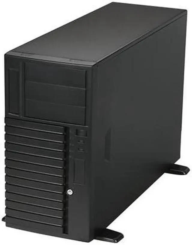 Alt view image 3 of 9 - CHENBRO SR10769-CO 1.0mm SECC Pedestal High-End Server/Workstation Chassis 3 External 5.25" Drive Bays