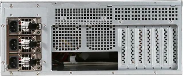 Alt view image 4 of 7 - CHENBRO RM41416T-R650 SGCC 4U Rackmount High Density Storage Server Chassis 650W Redundant 1 External 5.25" Drive Bays - OEM