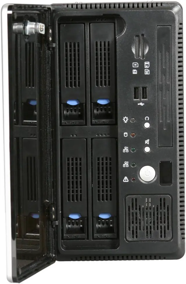 Alt view image 2 of 8 - CHENBRO ES34169-BK-120 0.7 mm SECC Pedestal Server Chassis 120W