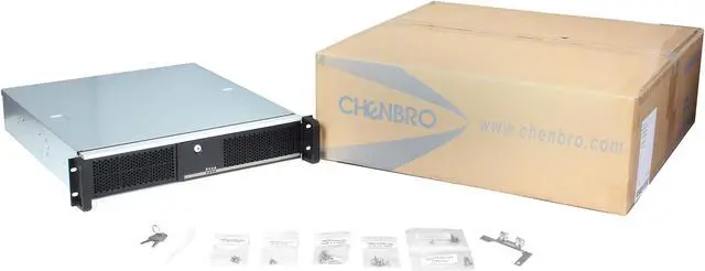 Alt view image 8 of 8 - CHENBRO RM24100-L2 1.0mm SGCC 2U Rackmount Advanced Industrial Server Case 1 External 5.25" Drive Bays