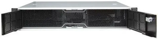Alt view image 2 of 6 - Chenbro 2U 18" AI Front Plate Rack Server Chassis  RM24100-0110C0