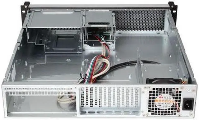 Alt view image 4 of 6 - Chenbro 2U 18" AI Front Plate Rack Server Chassis  RM24100-0110C0