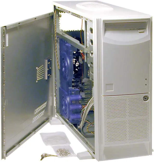 Alt view image 3 of 10 - ENERMAX CS-10181-W Beige/White Steel Server Computer Case