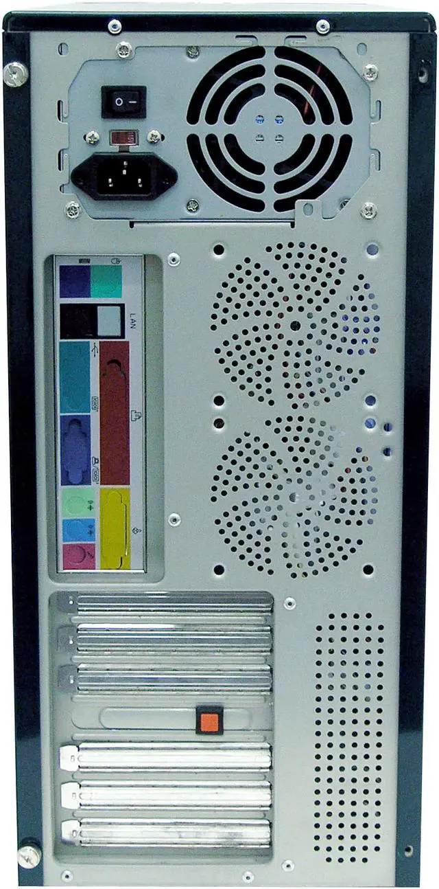 Alt view image 5 of 8 - ENERMAX CS-56881LBFS-D7 Dark Green SECC Steel (body), Aluminum (front panel) ATX Mid Tower Computer Case 400W Power Supply