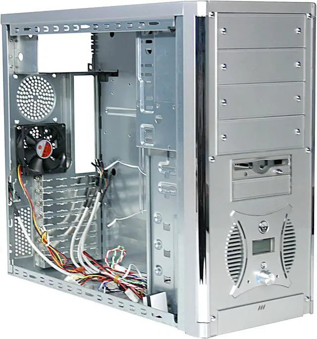 Alt view image 4 of 7 - ENERMAX CSX656TA-S Silver Steel ATX Mid Tower Computer Case