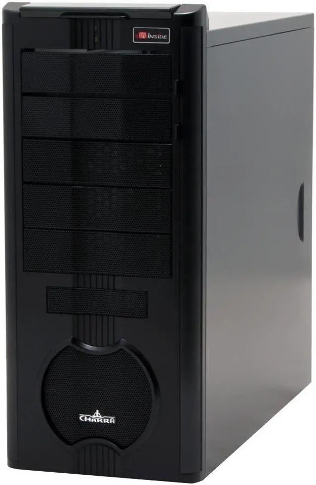 Alt view image 3 of 14 - ENERMAX Chakra ECA3052B Black SECC ATX Mid Tower Case Front I/O Interface w/1 eSata, 2 USB2.0 and Audio I/O Ports