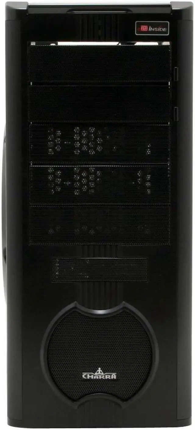 Alt view image 4 of 14 - ENERMAX Chakra ECA3052B Black SECC ATX Mid Tower Case Front I/O Interface w/1 eSata, 2 USB2.0 and Audio I/O Ports